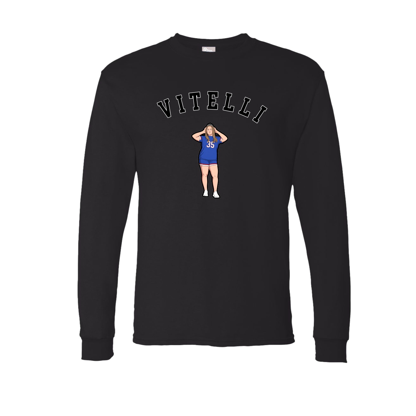 Long Sleeve Tee — Shirsey Arch in Black