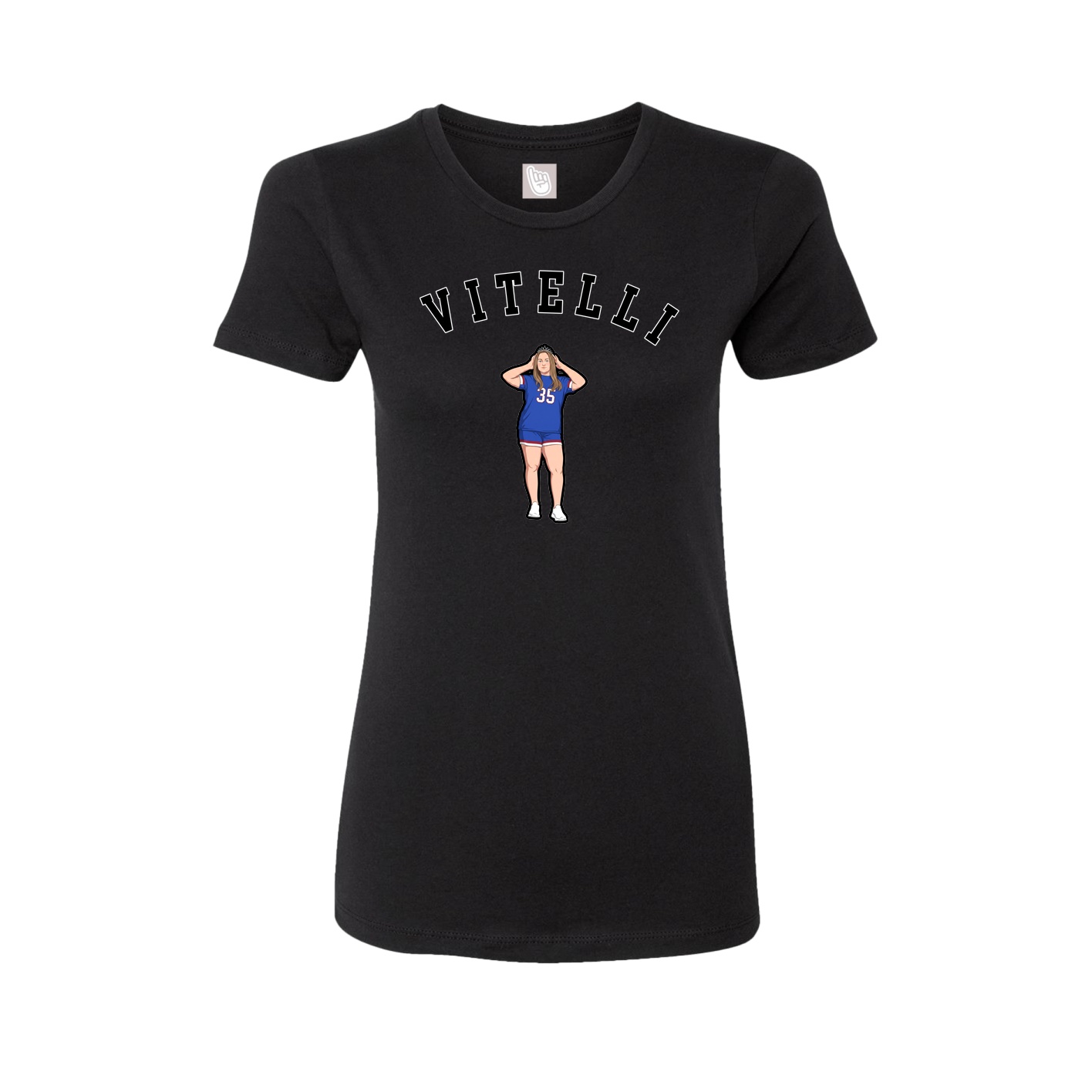 Womens Tee — Shirsey Arch in Black