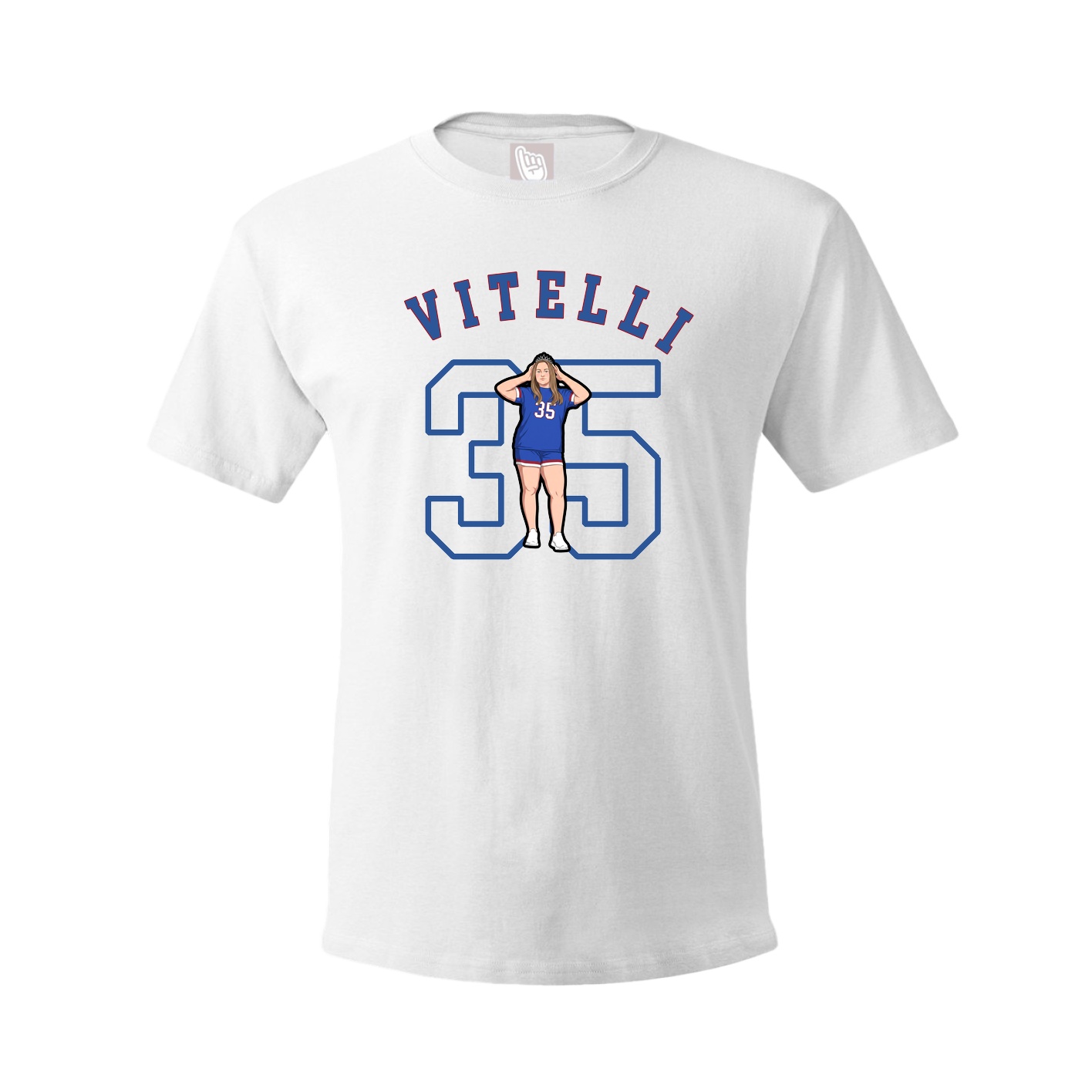 Youth Tee — Shirsey Arch in White