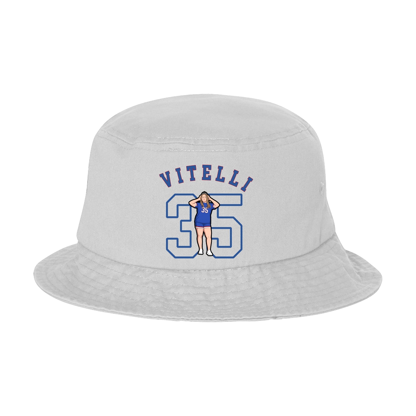 Bucket Cap — Shirsey Arch in White