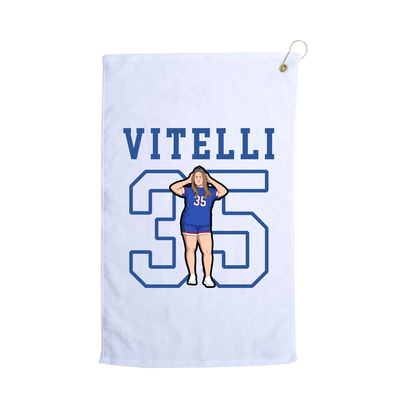 Golf Towel — Shirsey in White