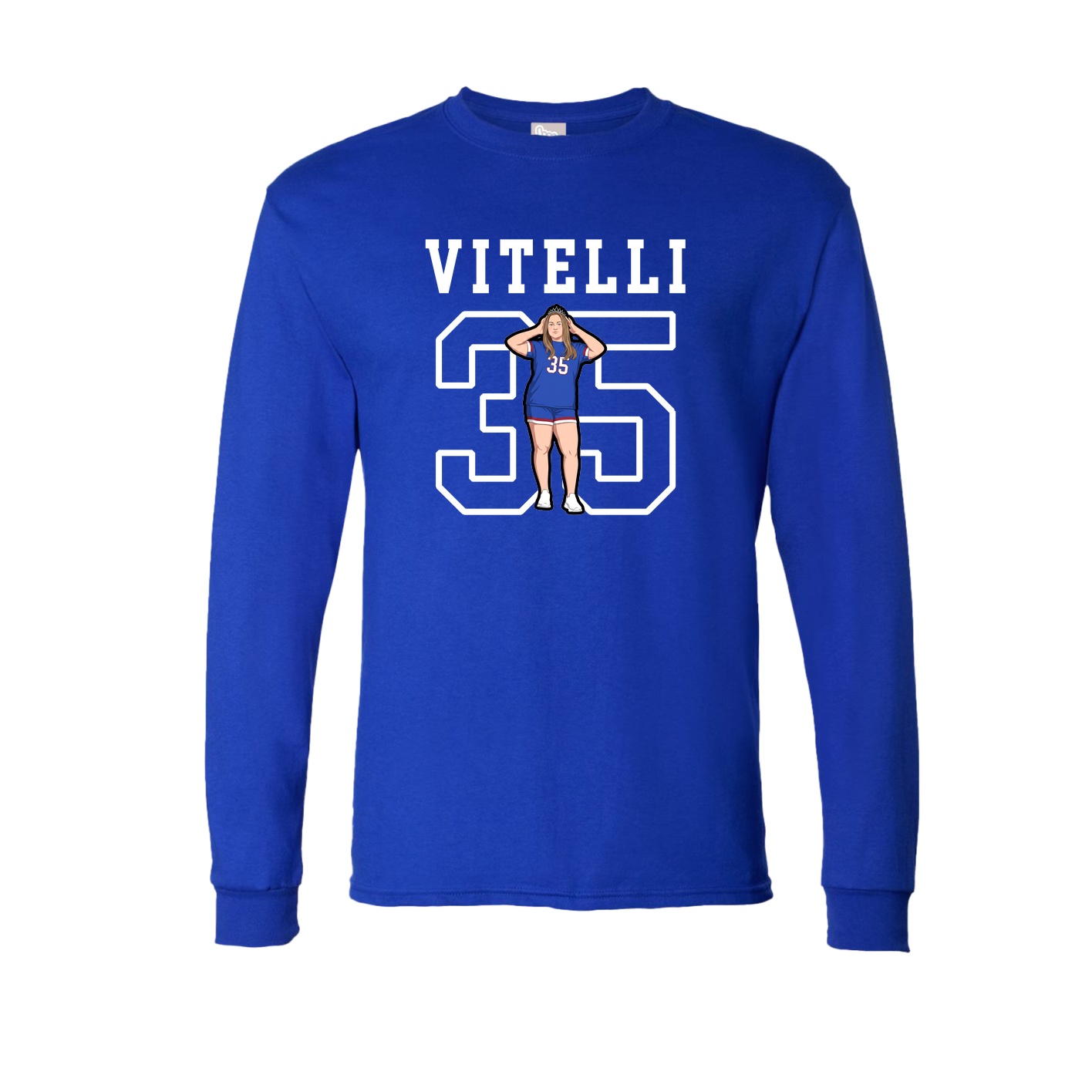 Long Sleeve Tee — Shirsey in Royal