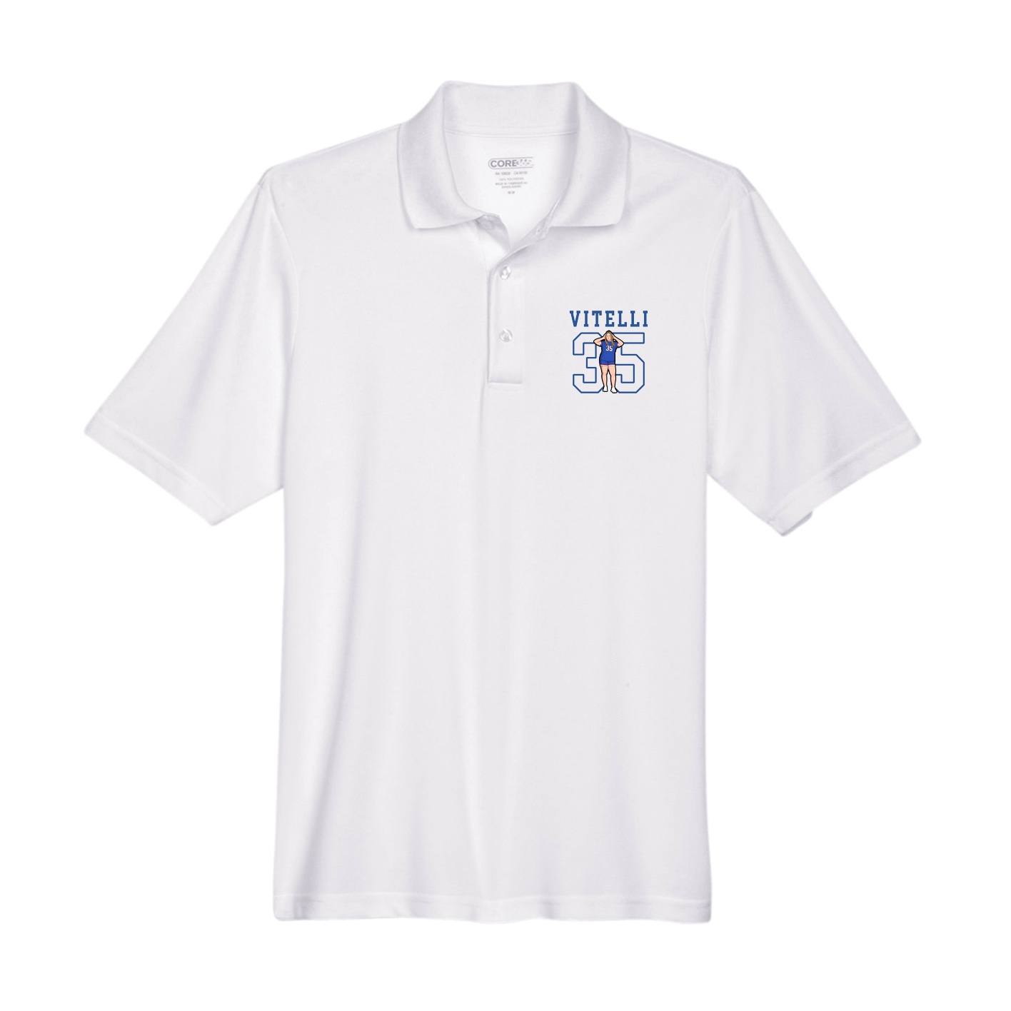 Performance Polo — Shirsey in White