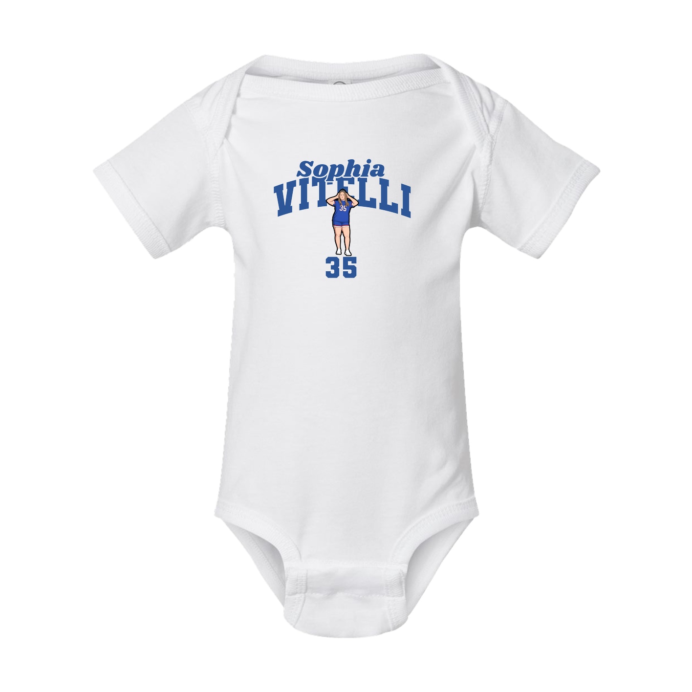 Baby Onesie — Signature Arch in White