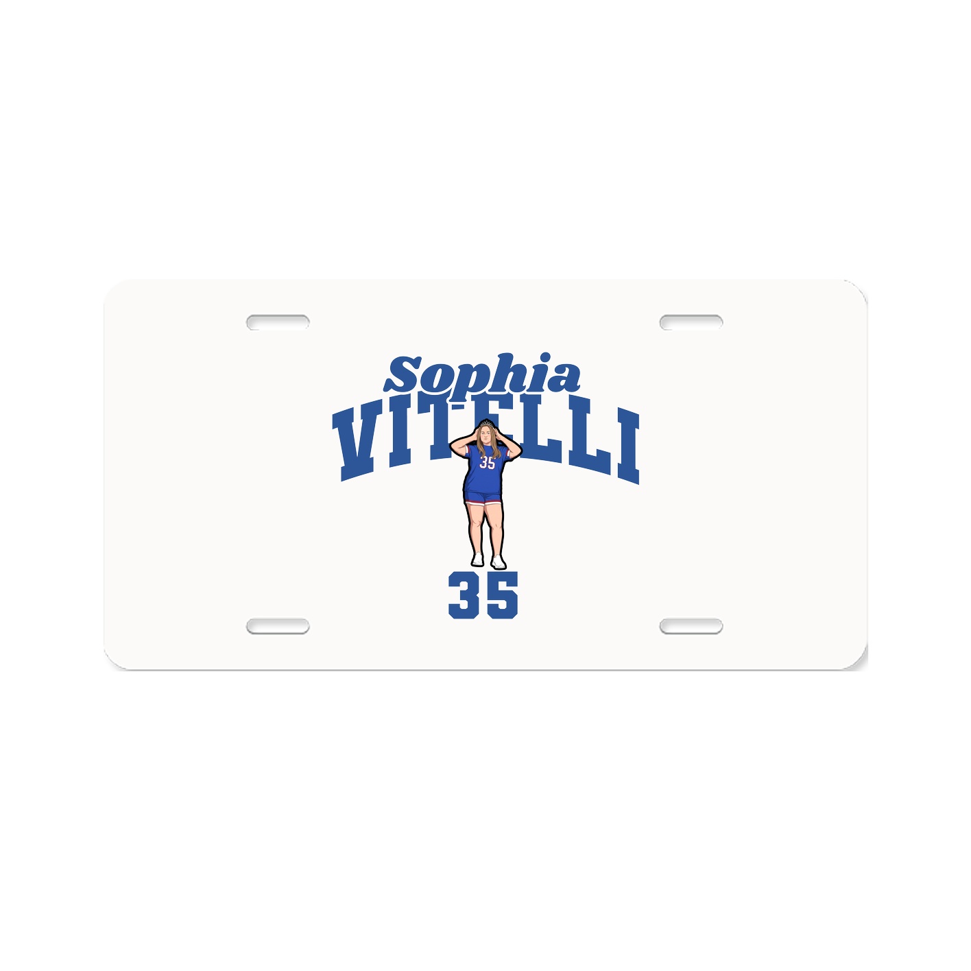 License Plate — Signature Arch in Classic