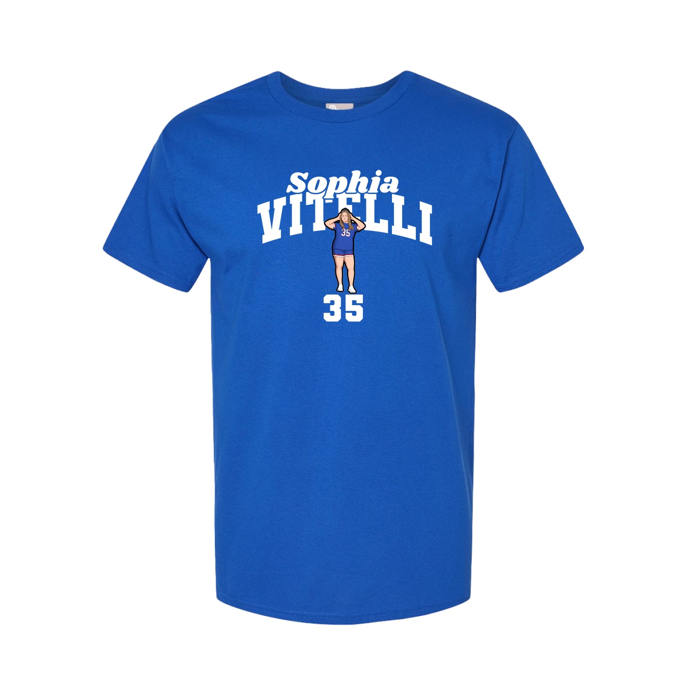 Tee — Signature Arch in Royal