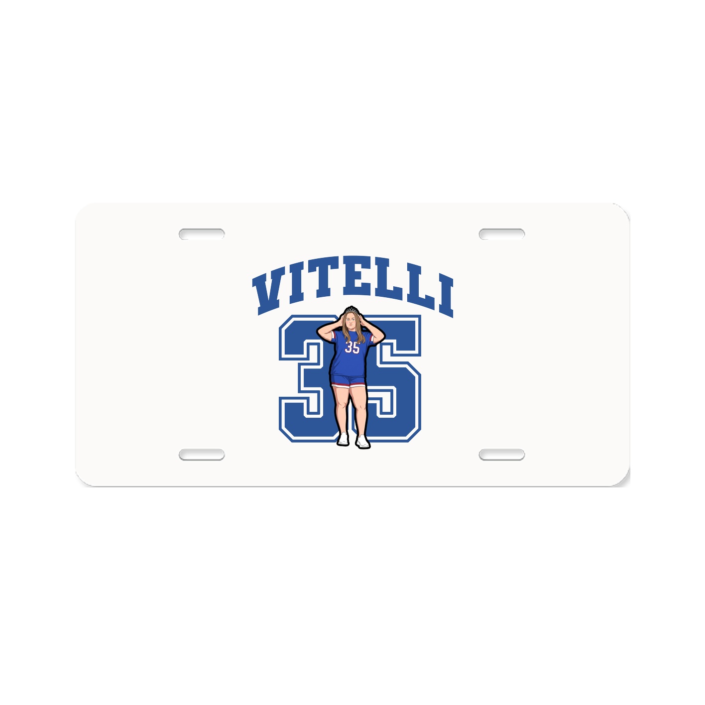 License Plate — Number in Classic