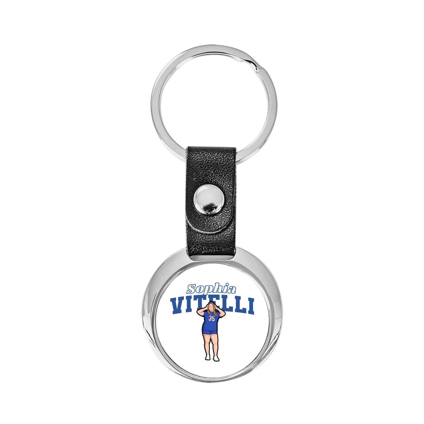 Key Chain — Name Arch in Classic
