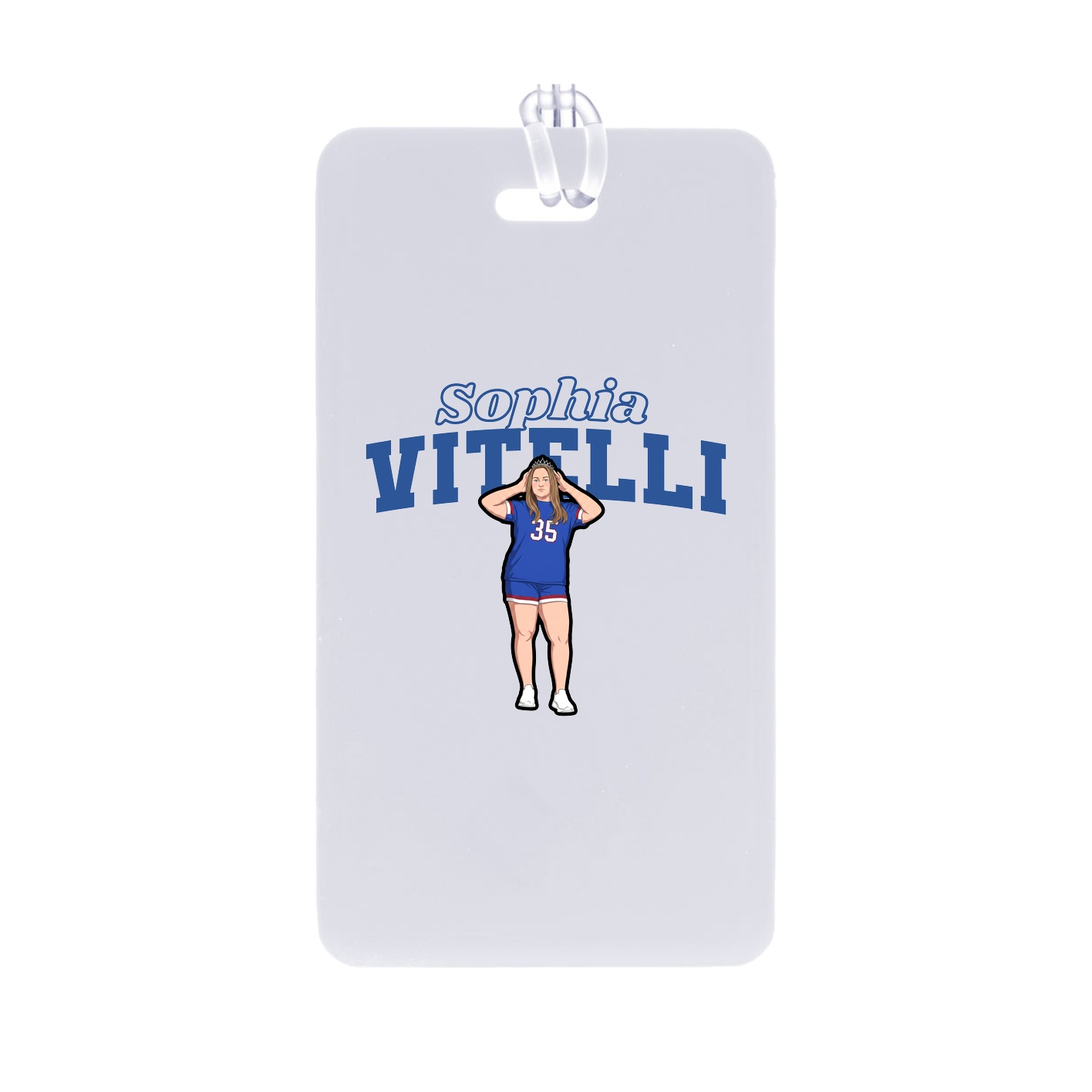 Bag Tag — Name Arch in Classic