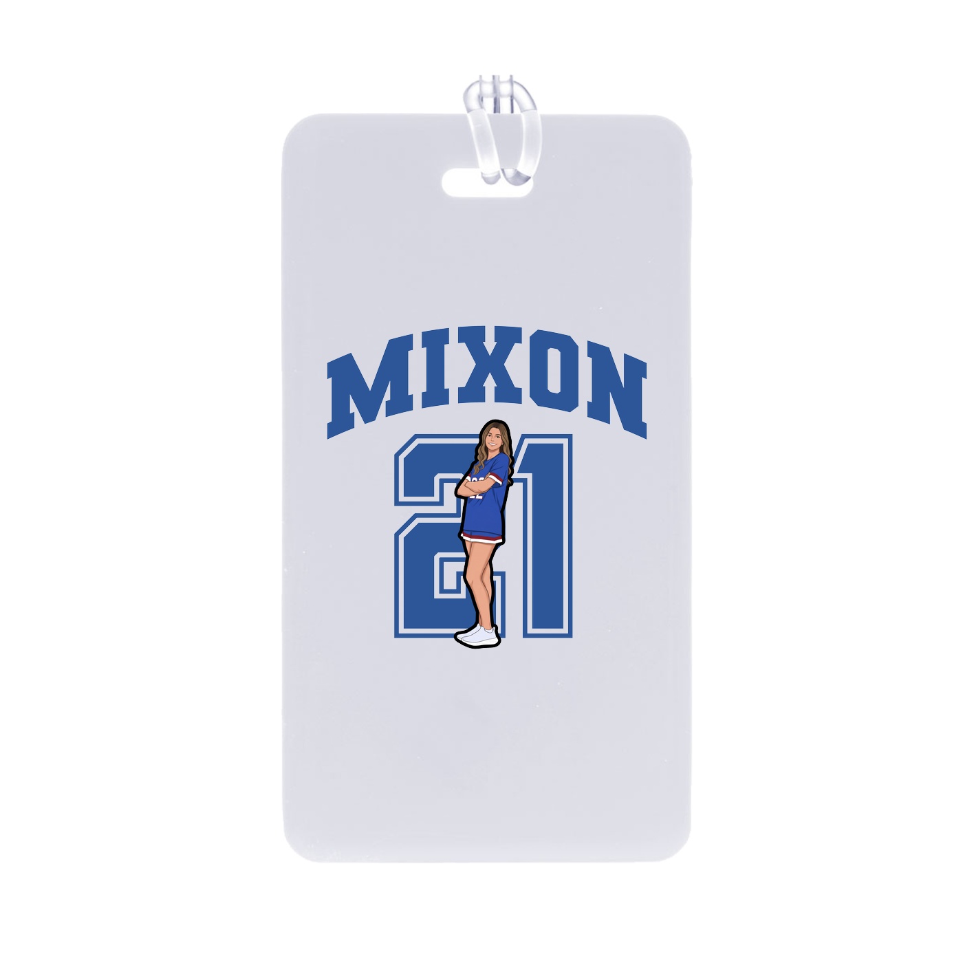 Bag Tag — Number in Classic
