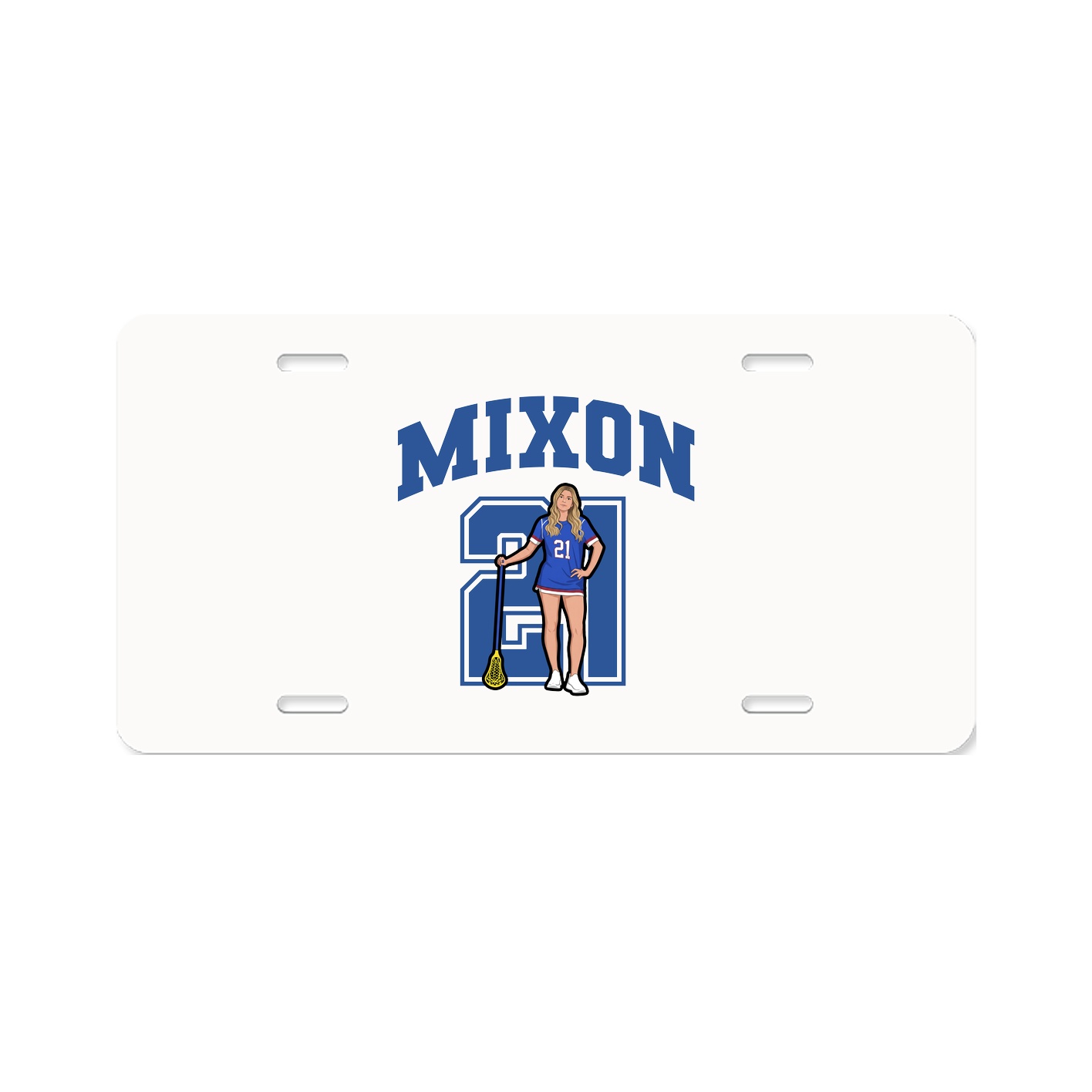 License Plate — Number in Classic