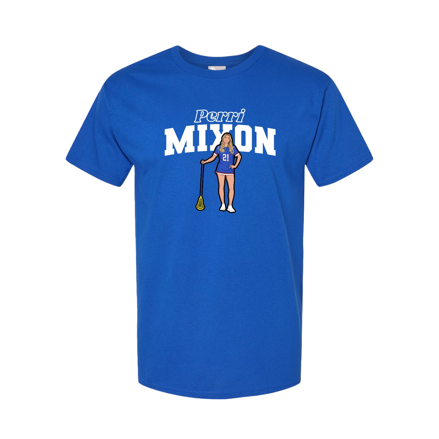 Youth Tee — Name Arch in Royal
