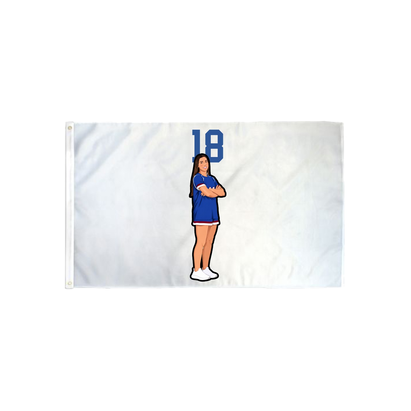 3x5 Flag — Number Top in Classic