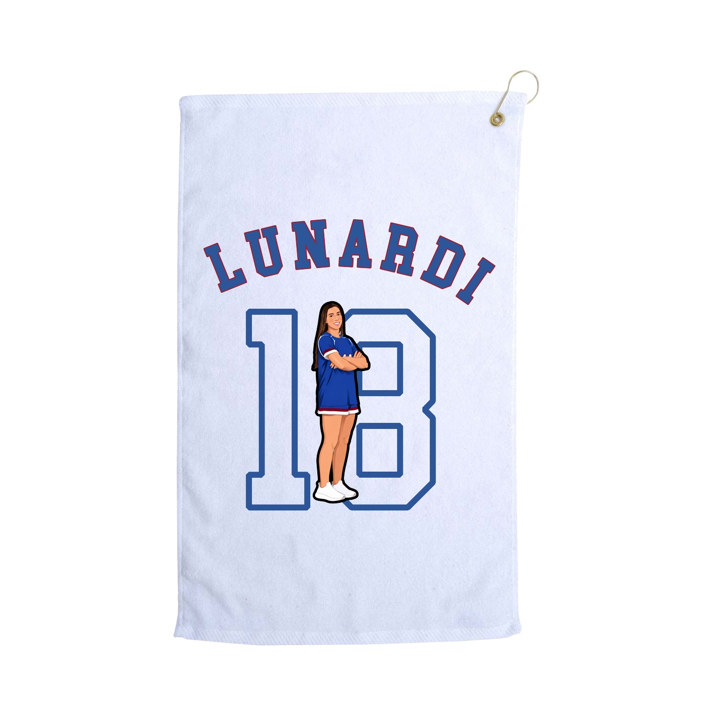 Golf Towel — Shirsey Arch in White