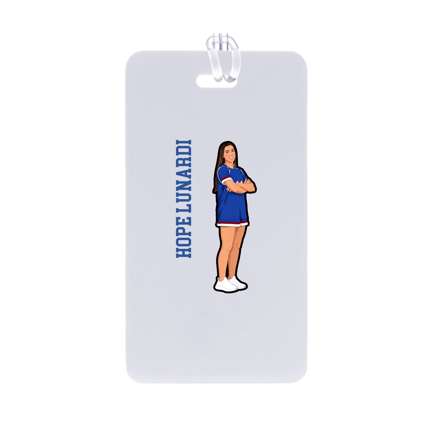 Bag Tag — Name Vertical in Classic