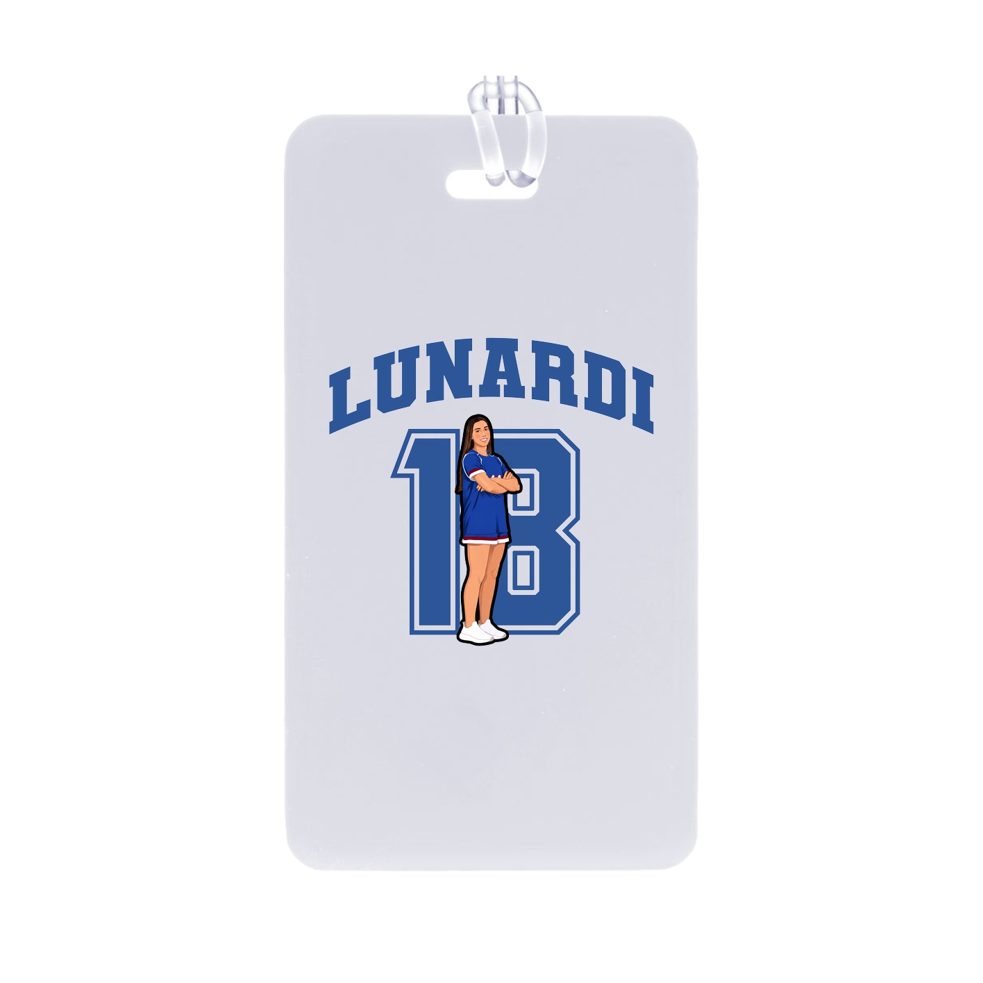 Bag Tag — Number in Classic