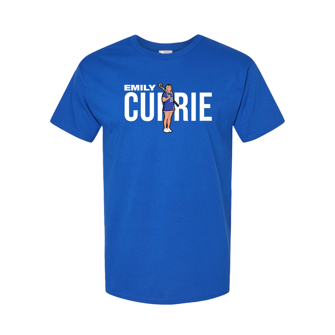 Youth Tee — Player Name in Royal