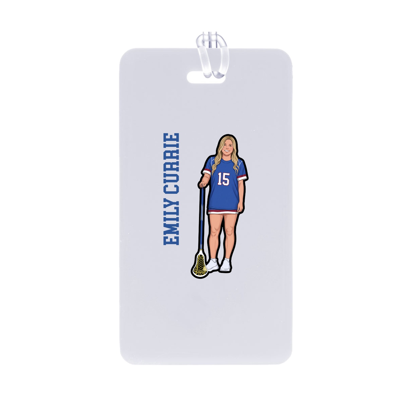 Bag Tag — Name Vertical in Classic