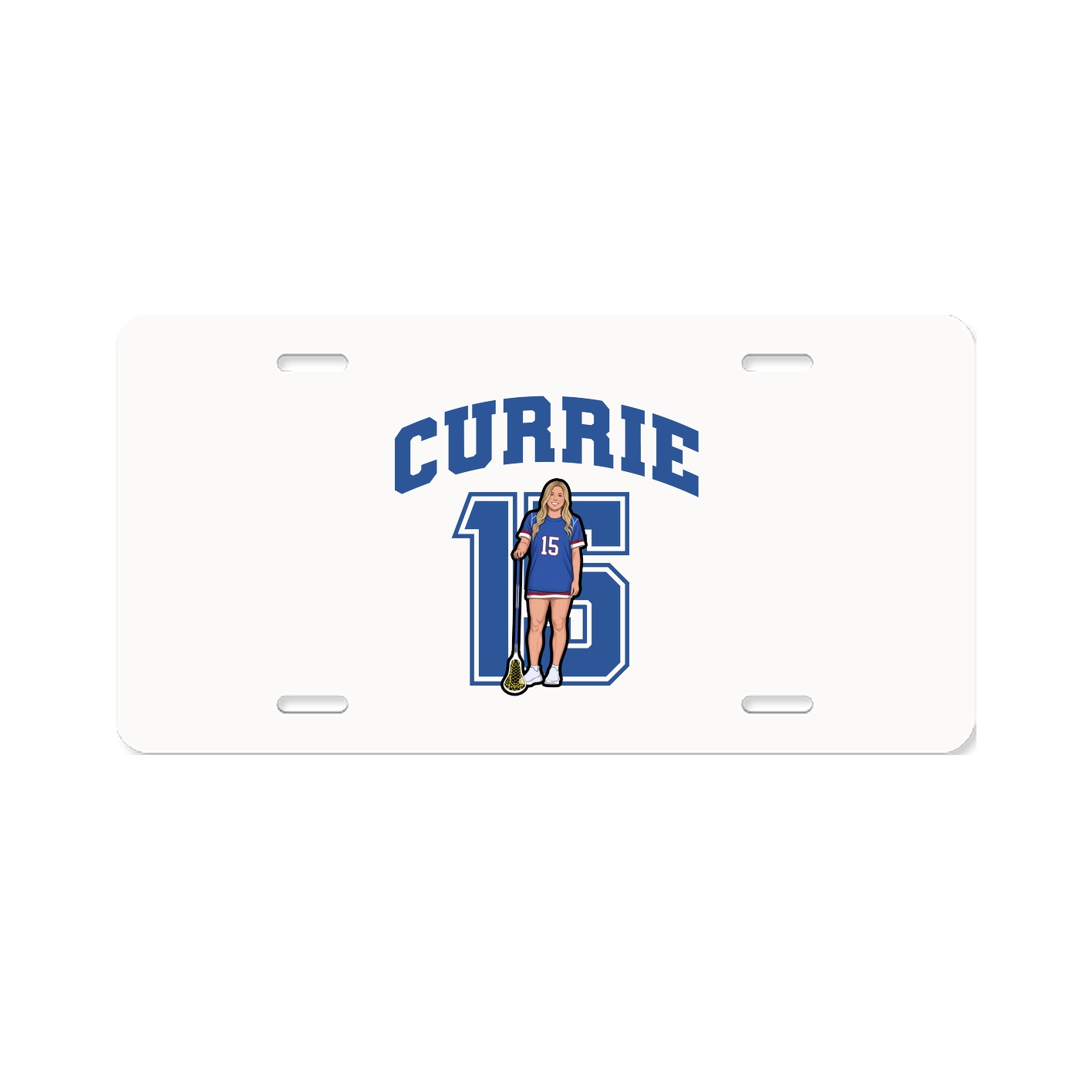 License Plate — Number in Classic