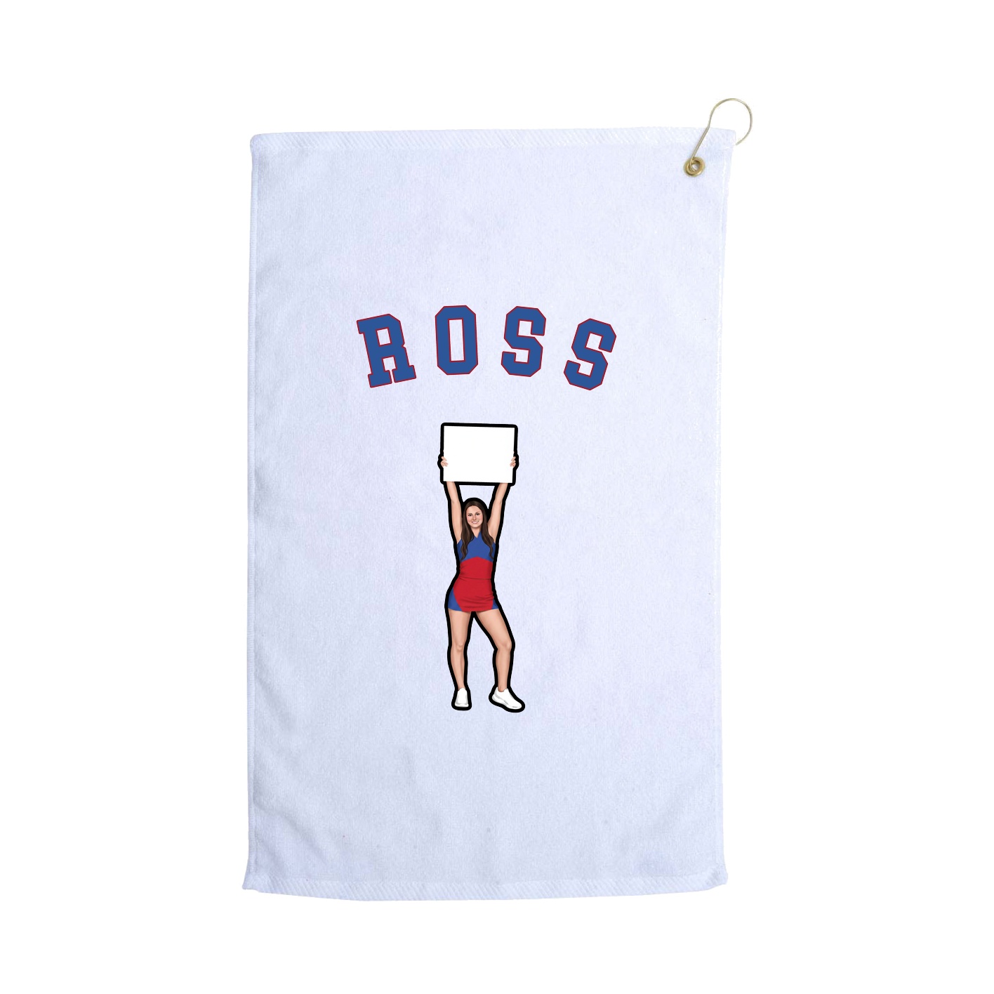 Golf Towel — Shirsey Arch in White