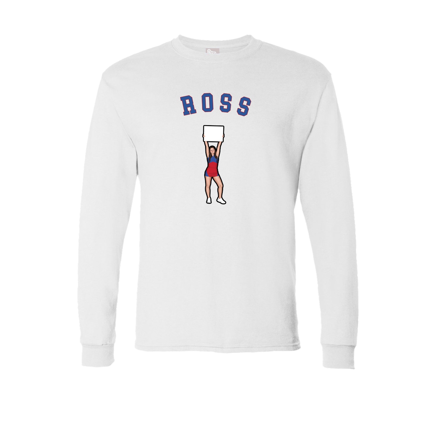 Long Sleeve Tee — Shirsey Arch in White