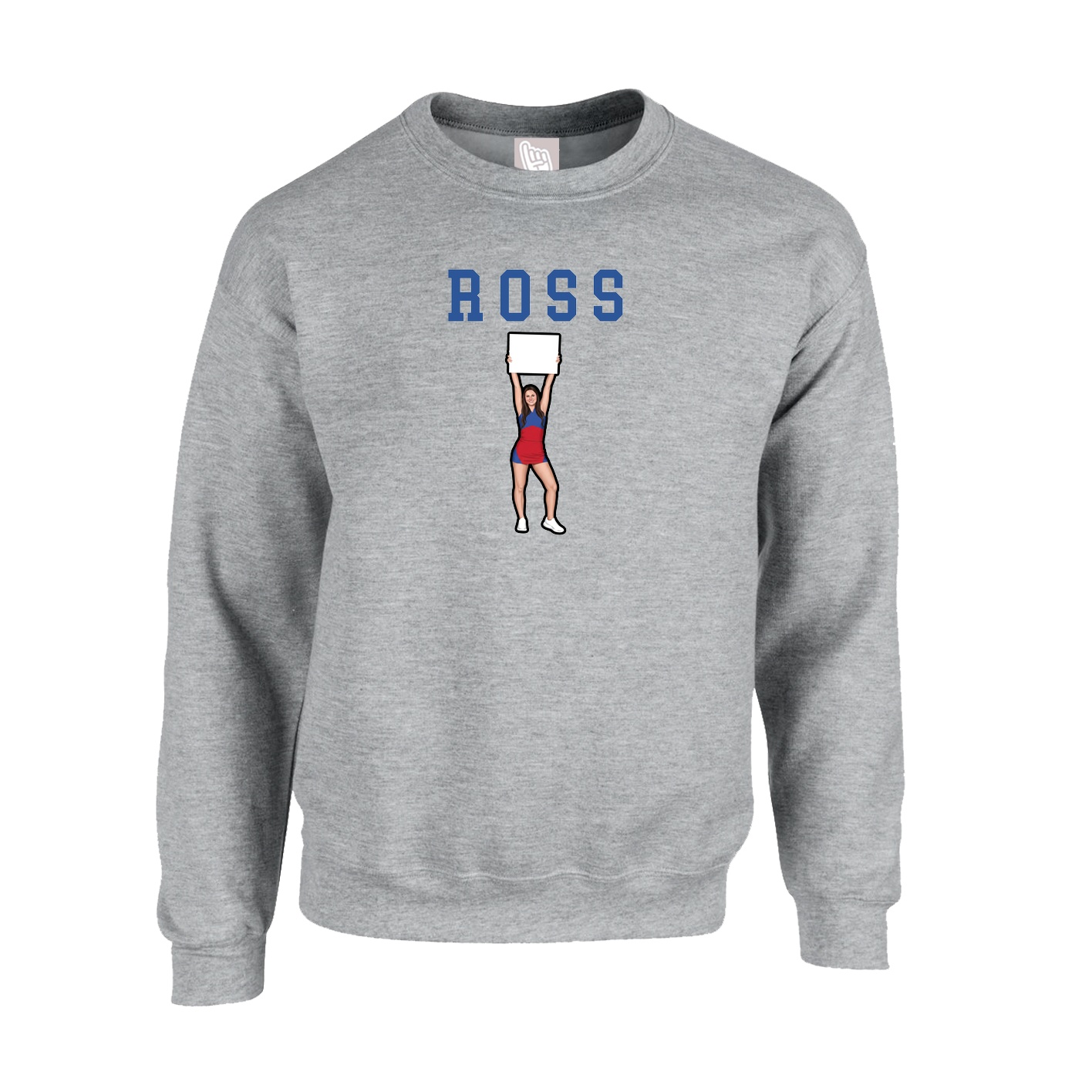 Fleece Crew — Shirsey in Grey