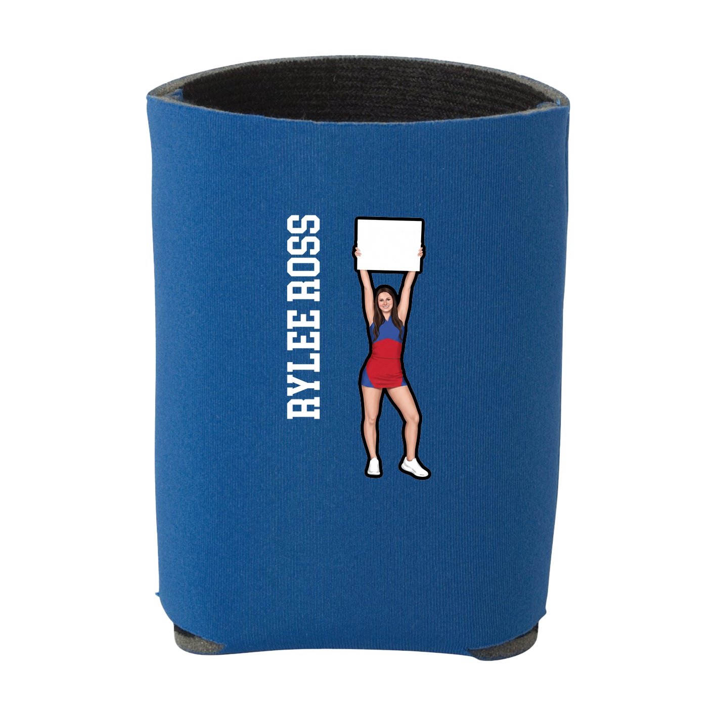 Can Holder — Name Vertical in Royal