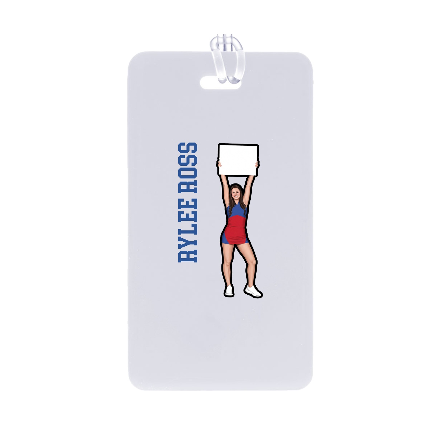 Bag Tag — Name Vertical in Classic