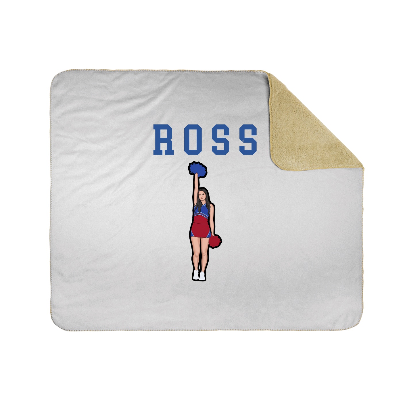Throw Blanket — Shirsey in White