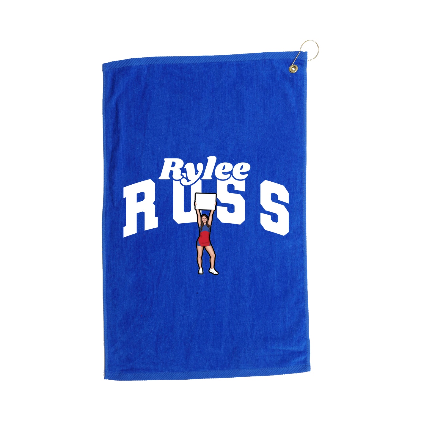 Golf Towel — Signature Arch in Royal