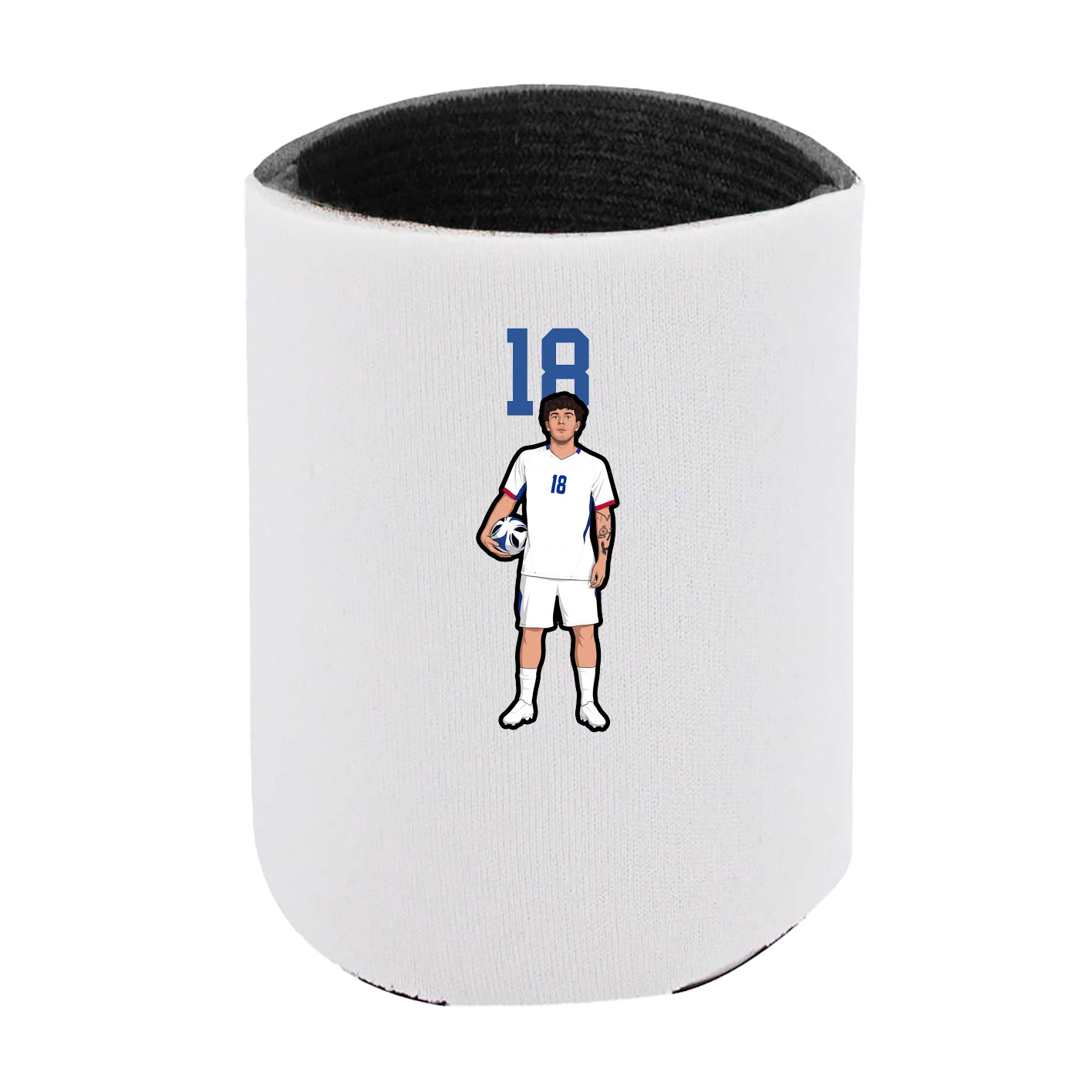 Can Holder — Number Top in White