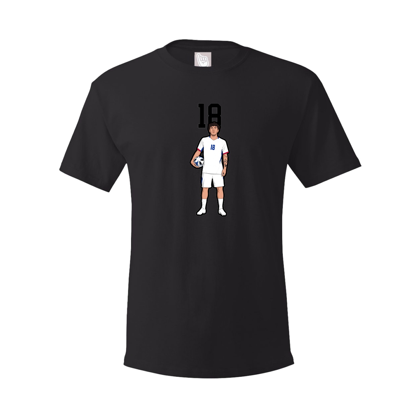 Tee — Number Top in Black