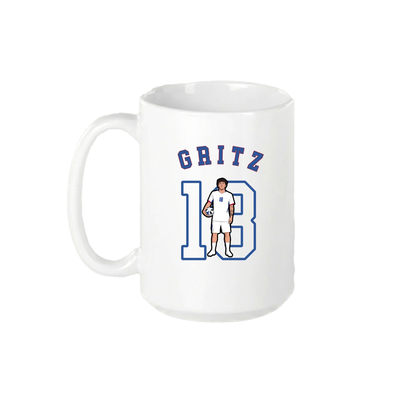 15oz Coffee Mug — Shirsey Arch in White