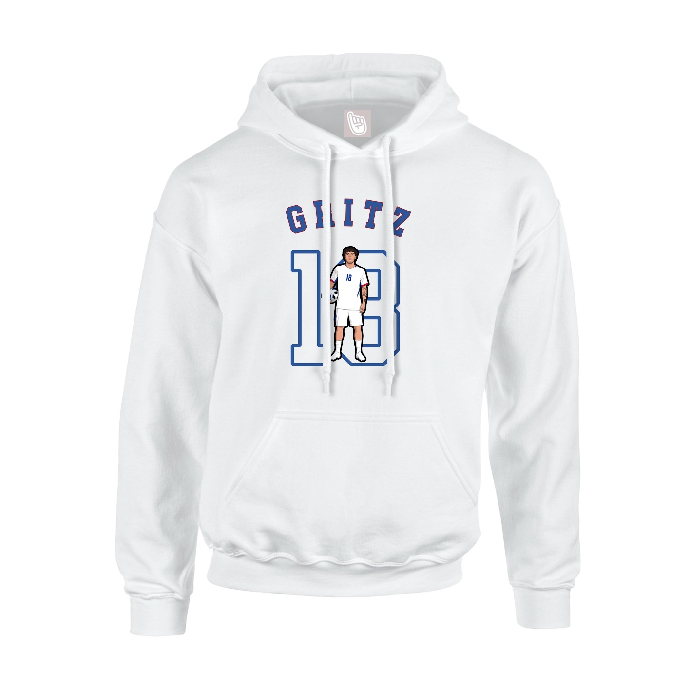 Hoodie — Shirsey Arch in White