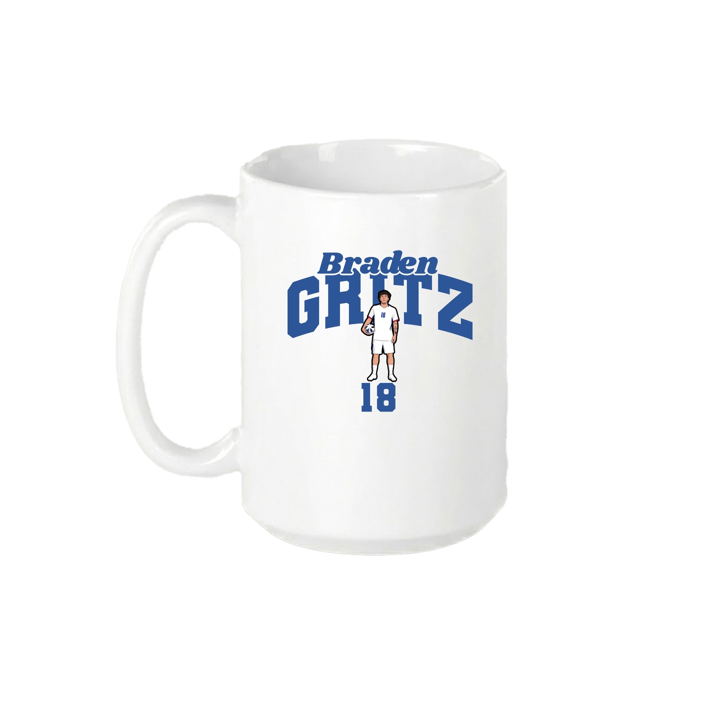 15oz Coffee Mug — Signature Arch in White