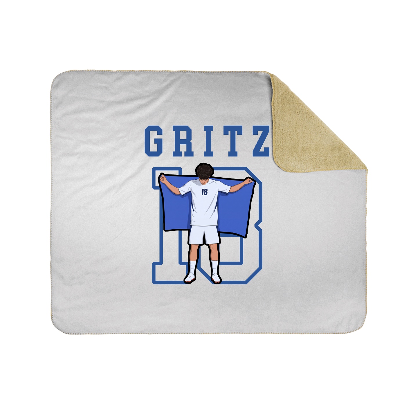 Throw Blanket — Shirsey in White