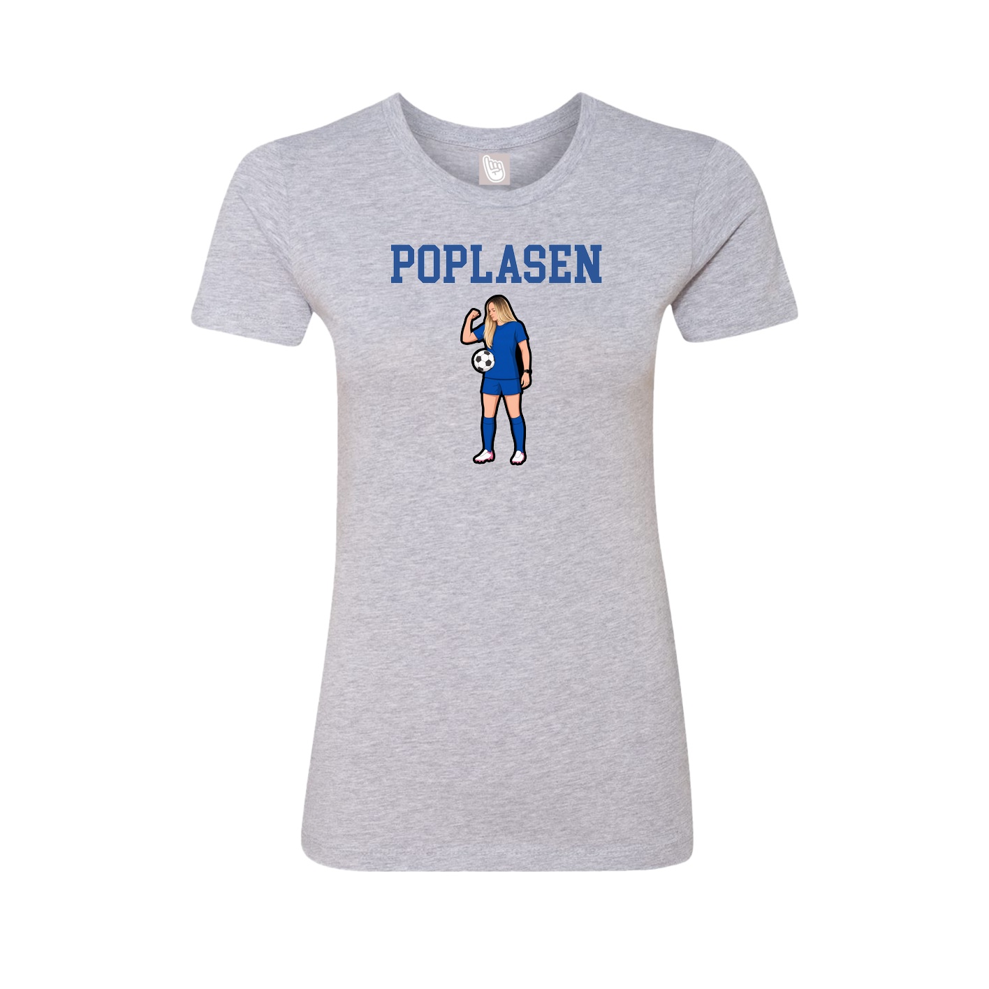 Fitted Women's Tee — Shirsey in Grey