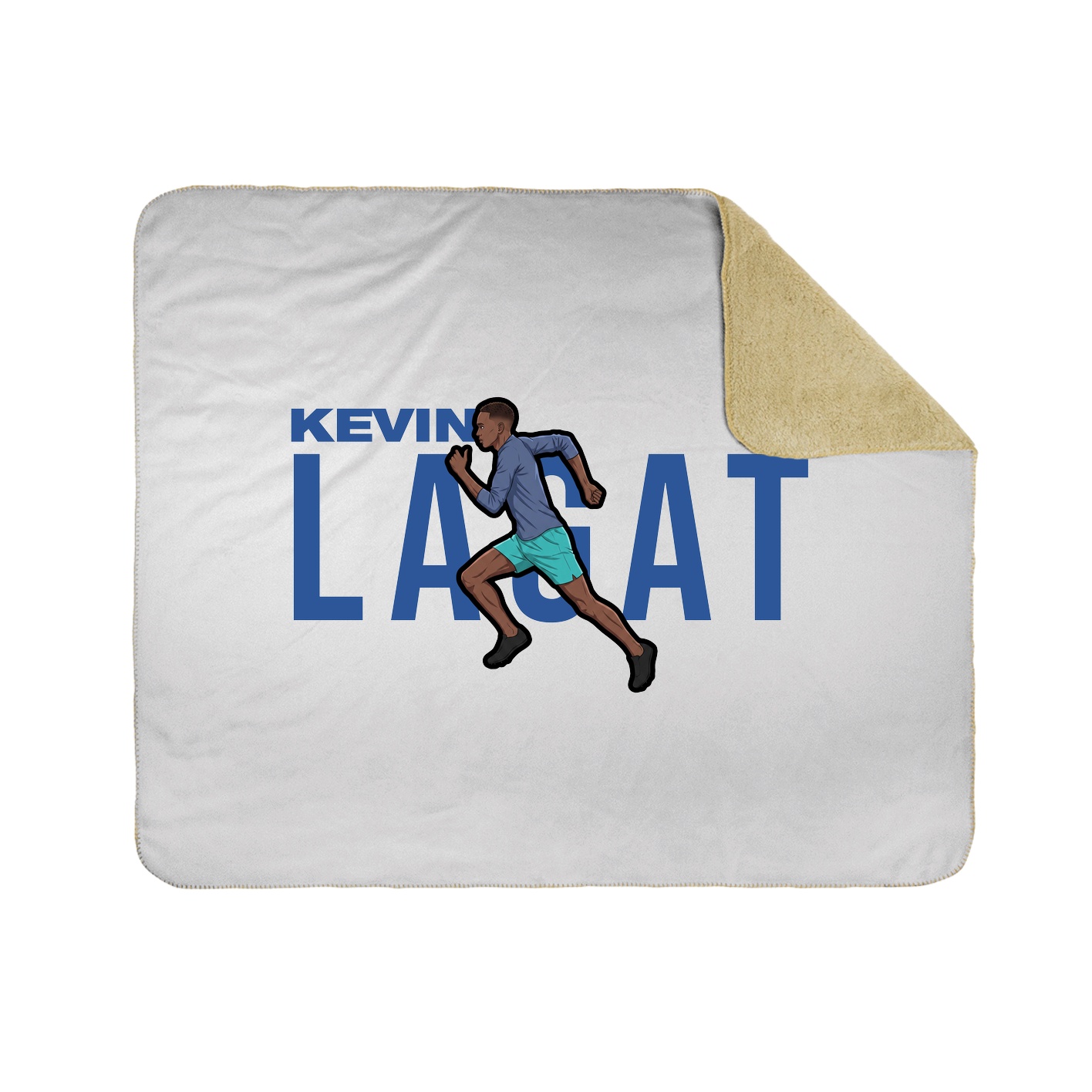 Throw Blanket — Player Name in White