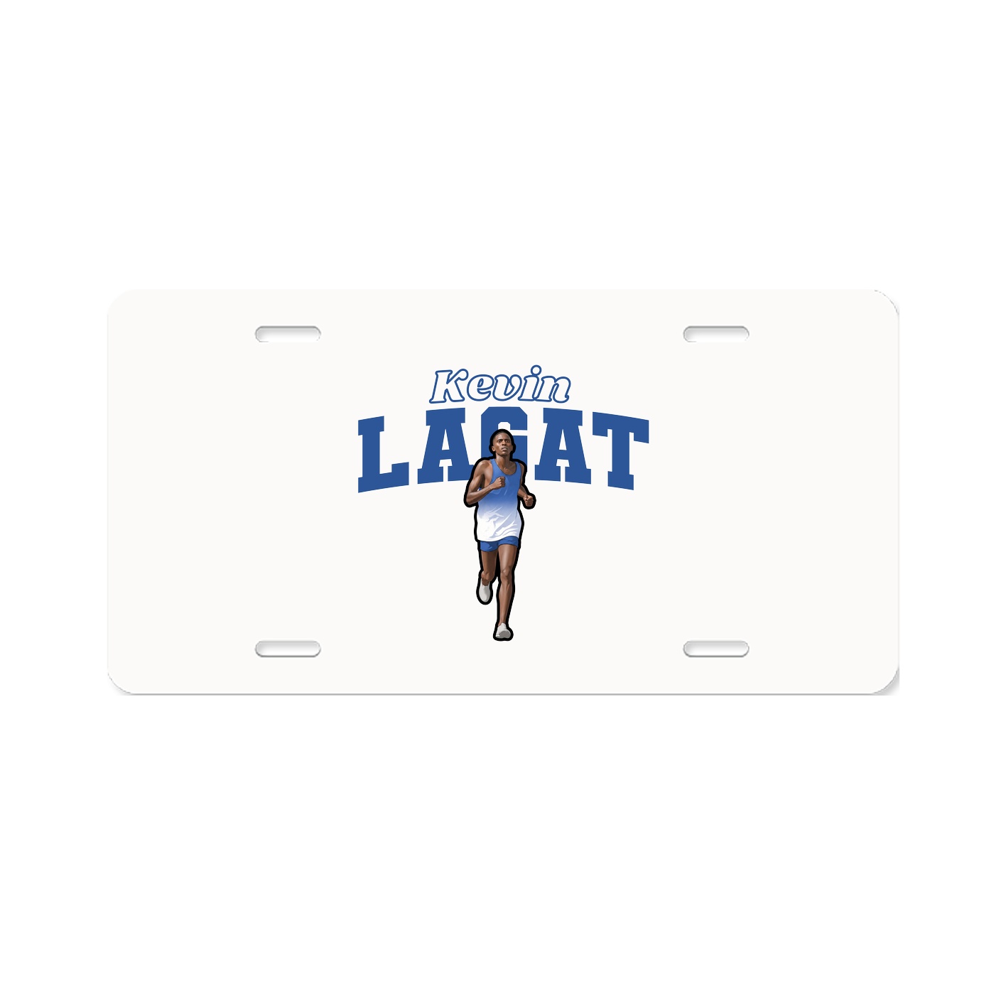 License Plate — Name Arch in Classic