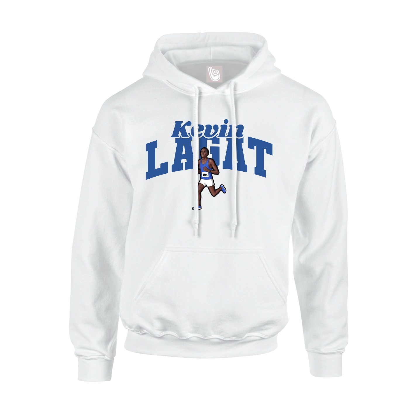 Hoodie — Signature Arch in White