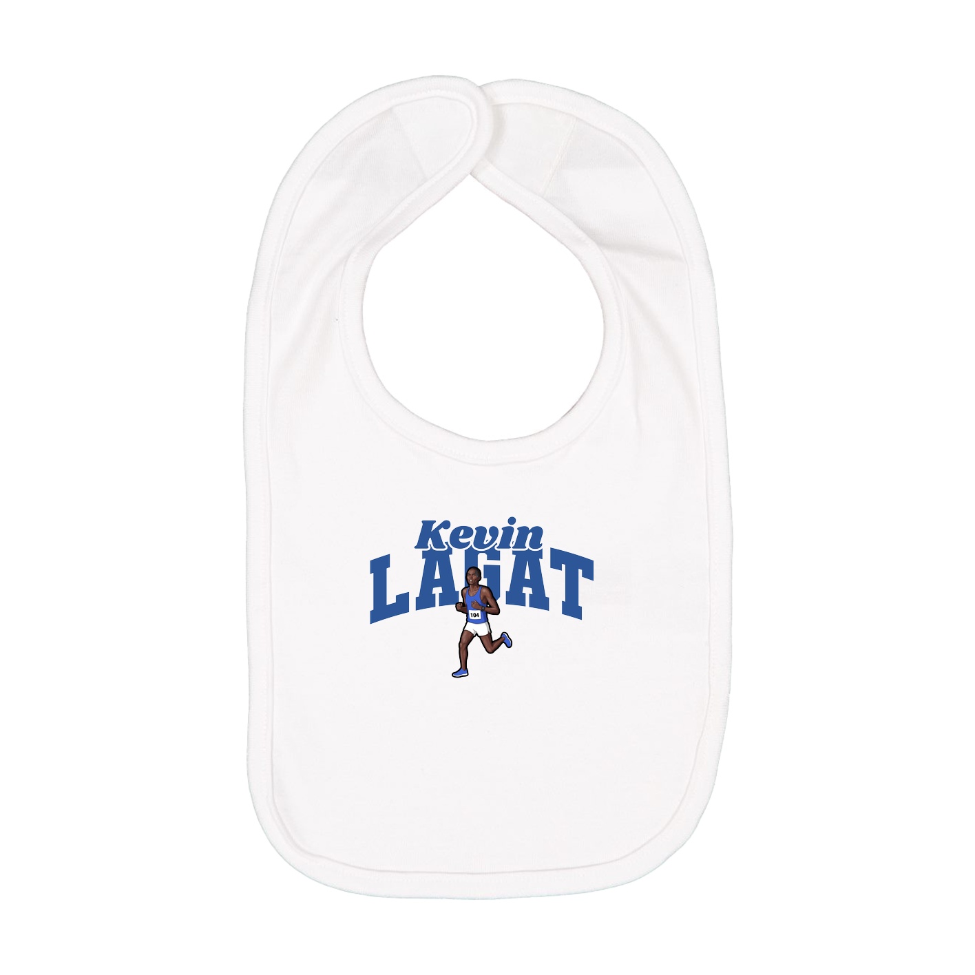 Infant Bib — Signature Arch in White