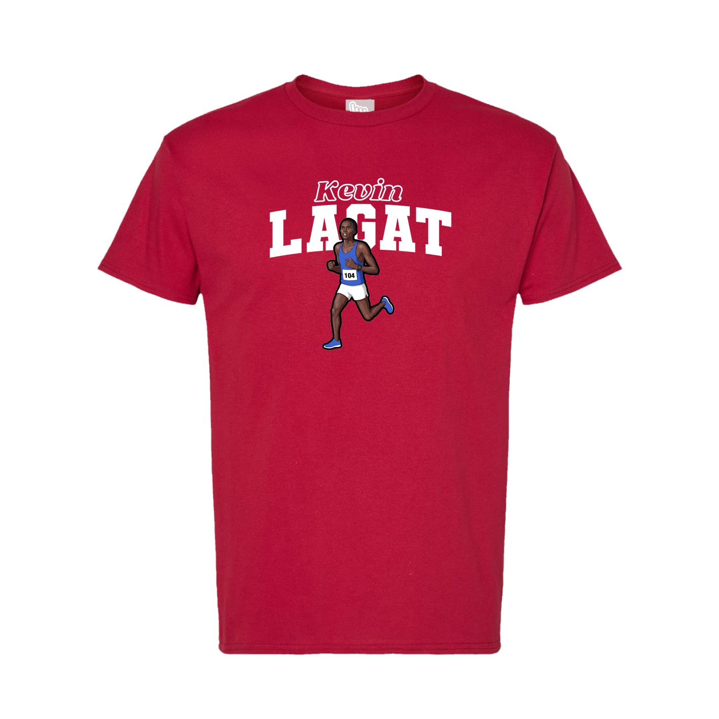 Tee — Name Arch in Crimson