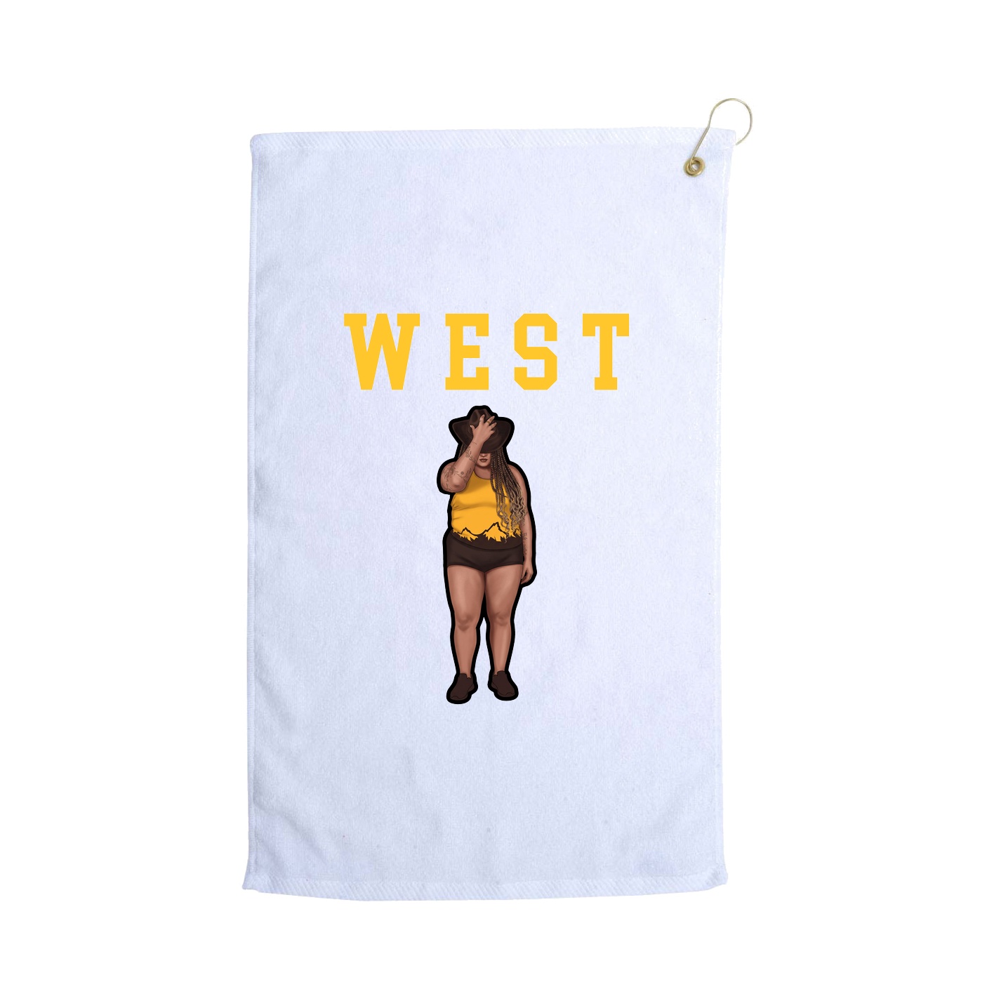 Golf Towel — Shirsey in White