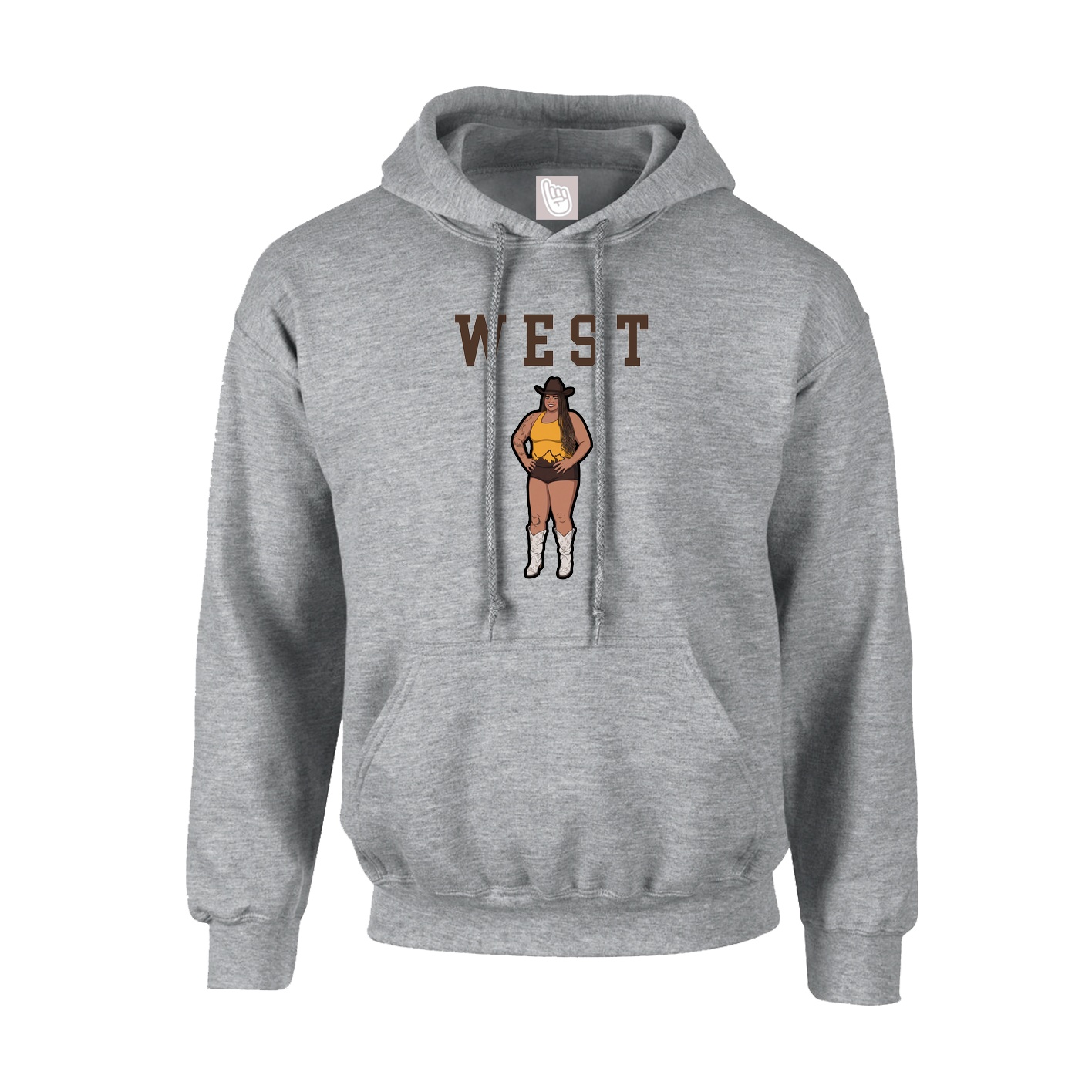 Hoodie — Shirsey in Grey