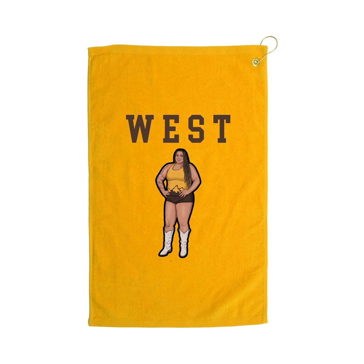 Golf Towel — Shirsey in Gold