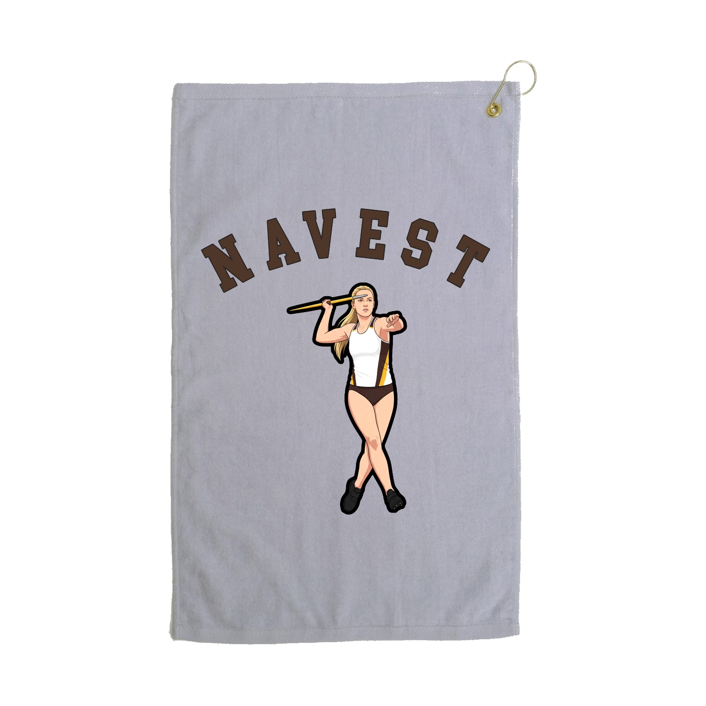 Golf Towel — Shirsey Arch in Grey