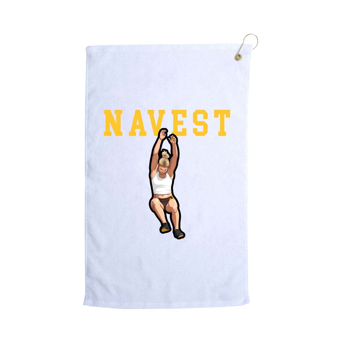 Golf Towel — Shirsey in White