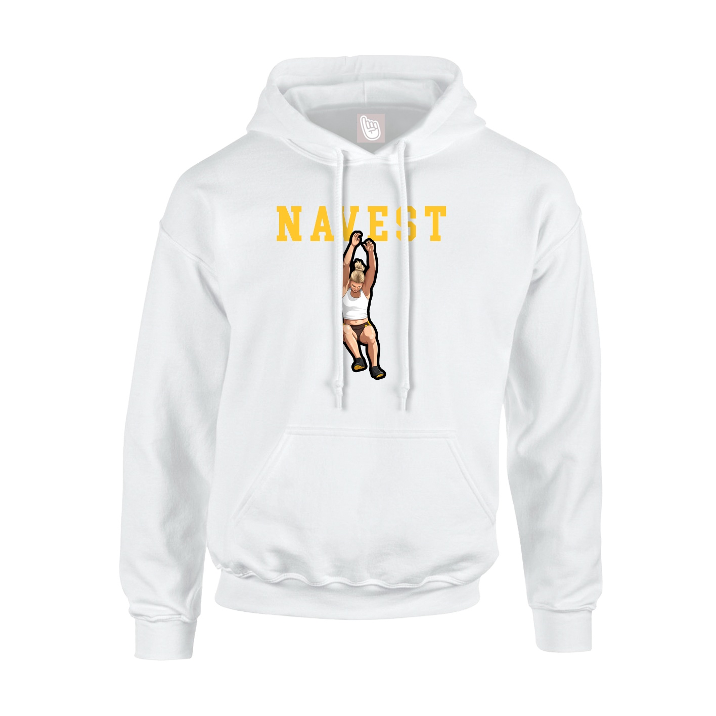 Hoodie — Shirsey in White