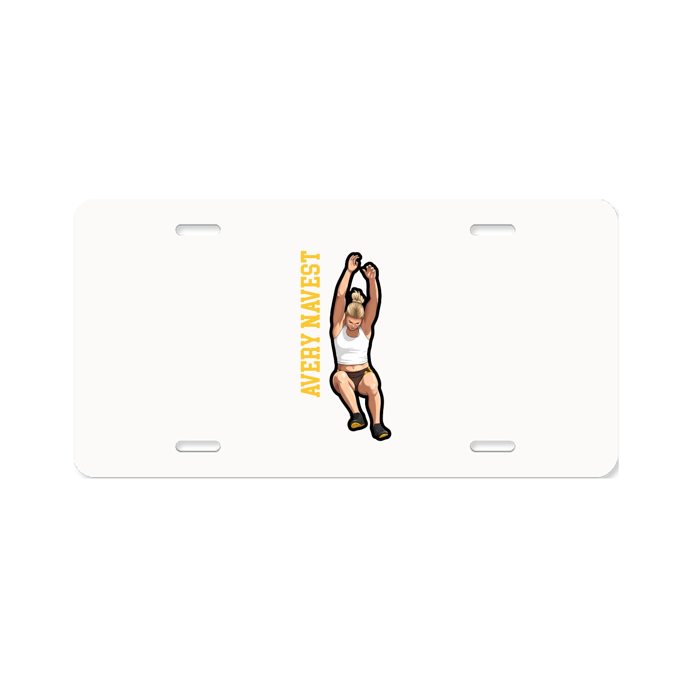Aluminum License Plate