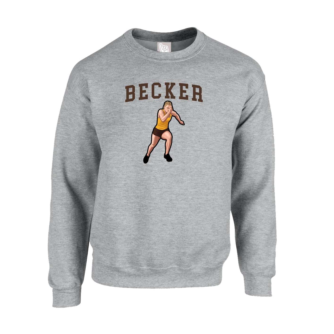 Fleece Crew — Shirsey in Grey